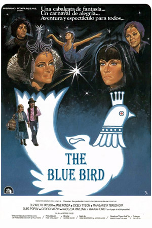 Джейн Фонда плакат фильм Синяя птица