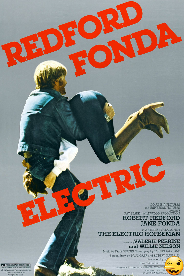 Джейн Фонда плакат фильм Электрический ковбой