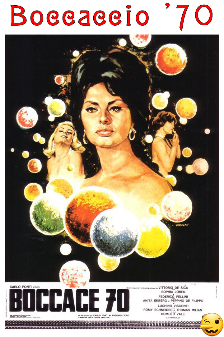 Софи Лорен плакат фильм Боккаччо-70