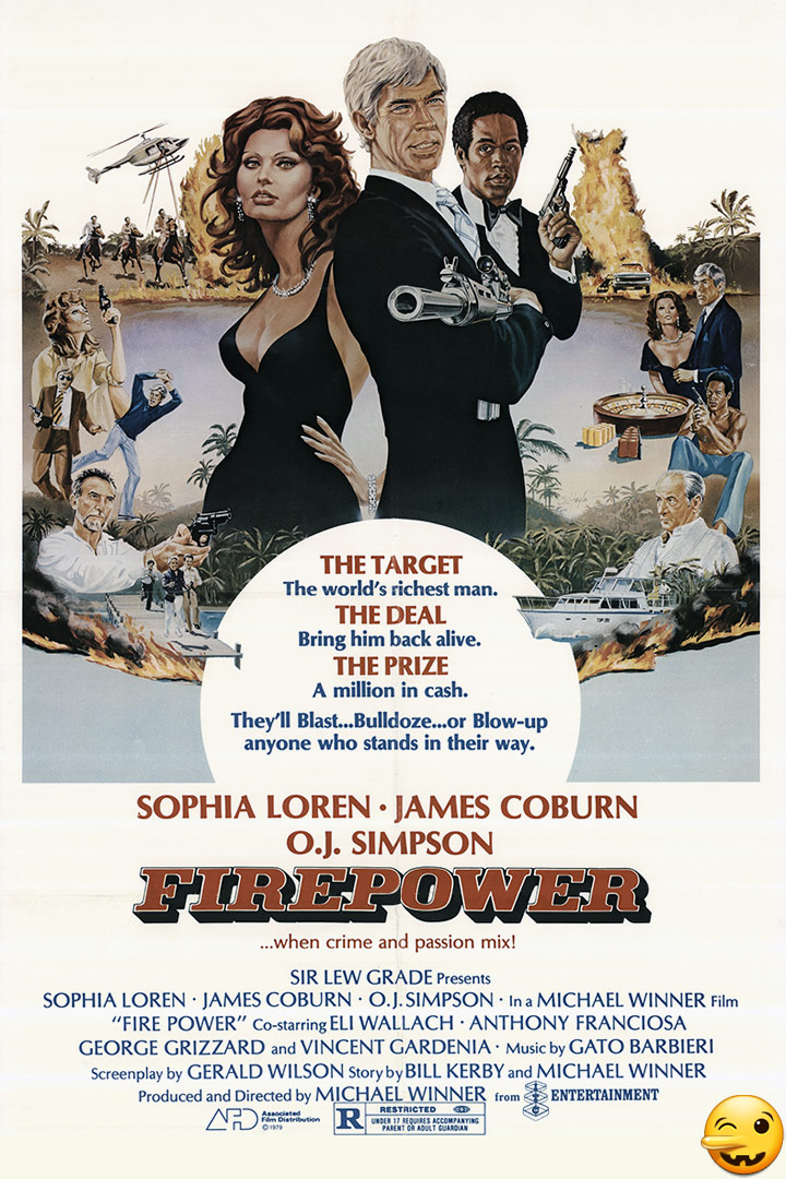 Софи Лорен плакат фильм Огневая мощь