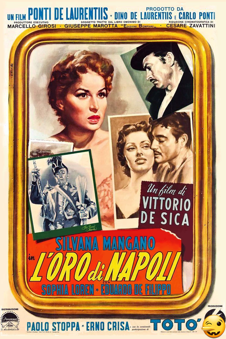 Софи Лорен постер фильм Золото Неаполя
