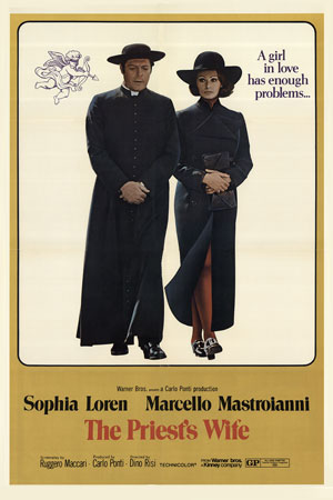 Софи Лорен плакат фильм Жена священника