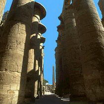 Зодчество Египта Колонны Храма Амона Карнак