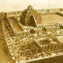 Архитектура Месопотамии Вавилонская башня макет