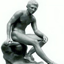 Скульптура Греции Отдыхающий Гермес