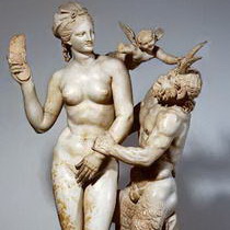 Скульптура Древней Греции Афродита и Пан