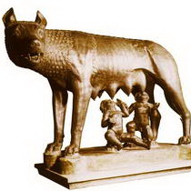 Скульптура Рима Капитолийская волчица