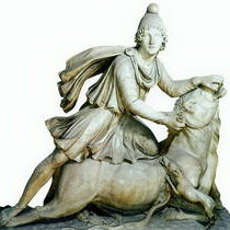 Скульптура Древнего Рима Бог Митра