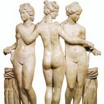 Скульптура Рима Богини Грации