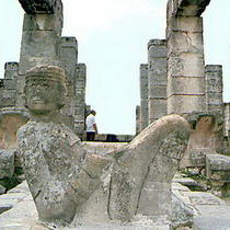 Скульптура Мезоамерики Статуя Чак-Мооля