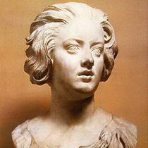 Бернини Лоренцо Портрет Констанцы Буонарелли Скульптура барокко