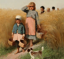 Пелевин Крестьянские дети уходящие с поля