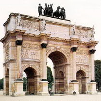 Архитектура ампира Триумфальная арка на площади Карузелль