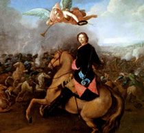 Таннауэр Петр I в Полтавской битве