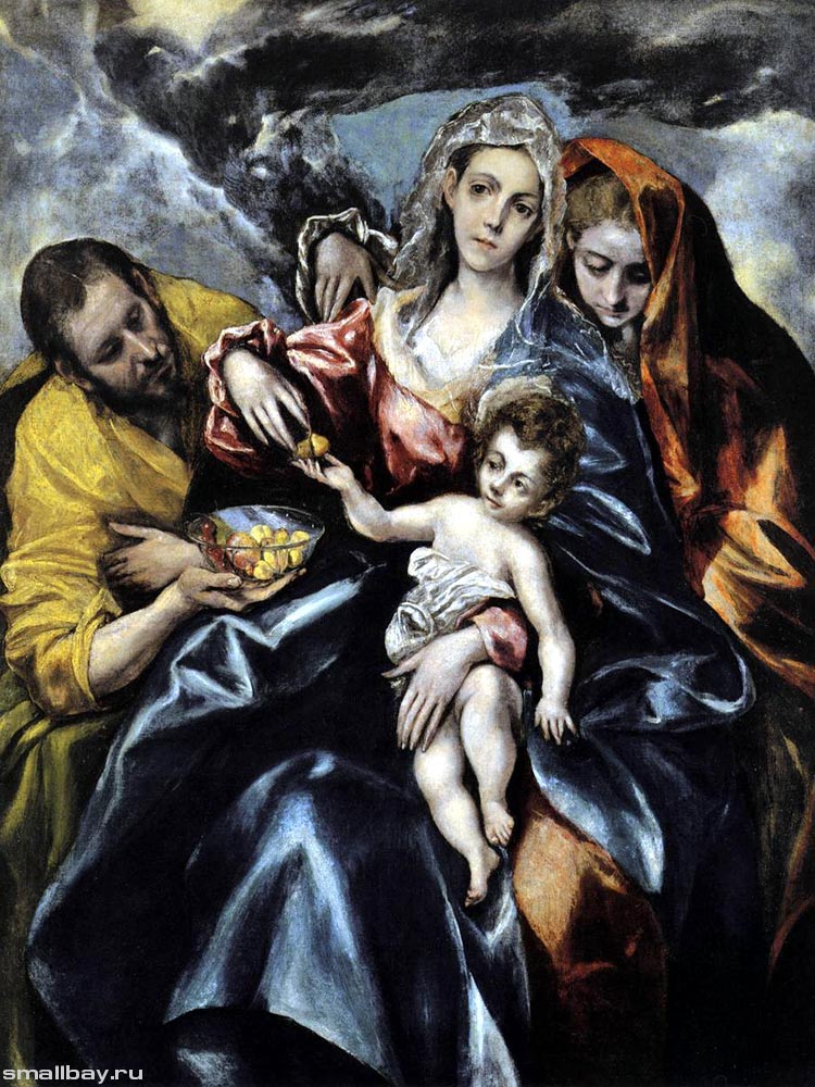 Эль Греко Святое семейство с Марией Магдалиной