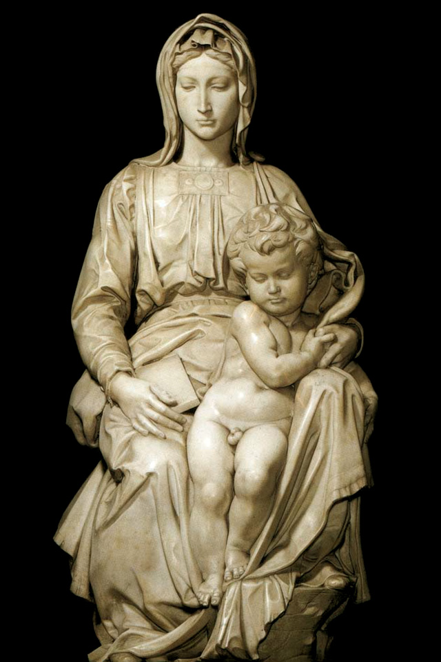 Микеланджело Мадонна с младенцем