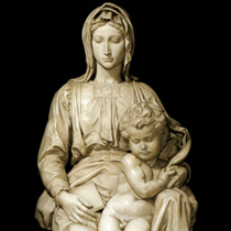 Микеланджело Мадонна с младенцем
