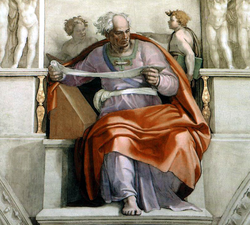 Микеланджело Пророк Иоиль