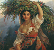 Орлов Итальянка с цветами