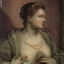 Тинторетто Портрет женщины с обнаженной грудью
