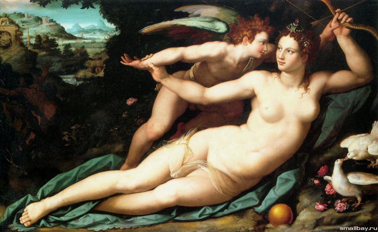 Аллори Венера и Купидон