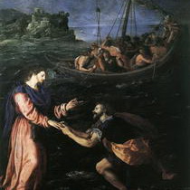 Аллори Святой Петр идущий по воде