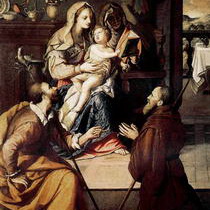 Аллори Святое семейство и кардинал Фернандо ди Медичи