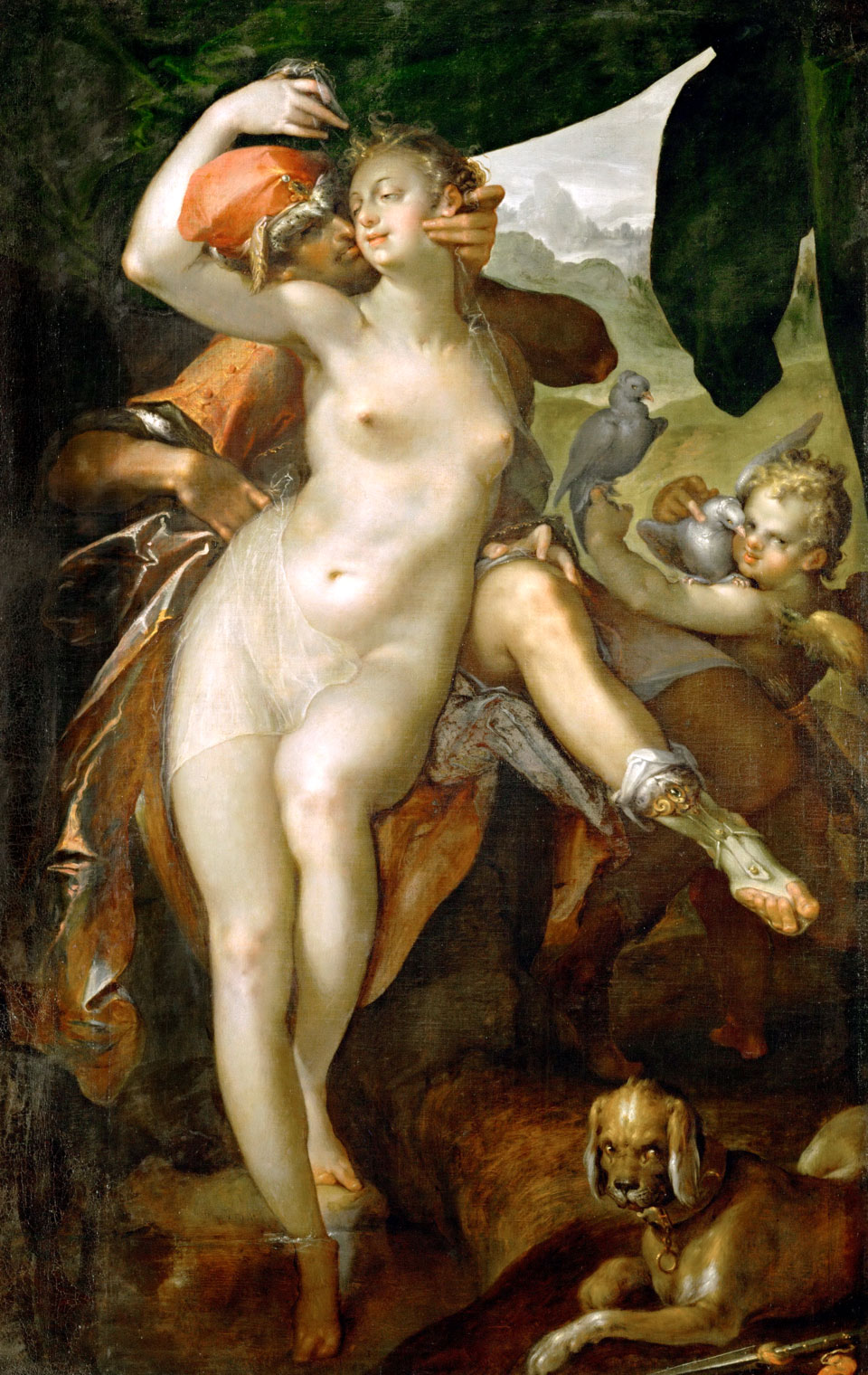 Шпрангер Венера и Адонис