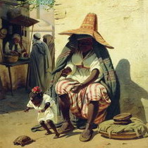 Тимм Алжирка с ребенком