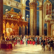 Тимм Поздравление от казачьего войска Александру II в Успенском соборе